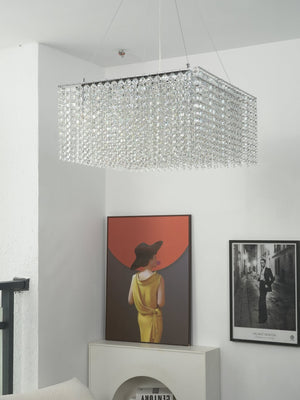 Crystal Frame Chandelier