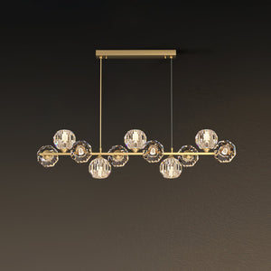 Crystal Glass Ball Chandelier