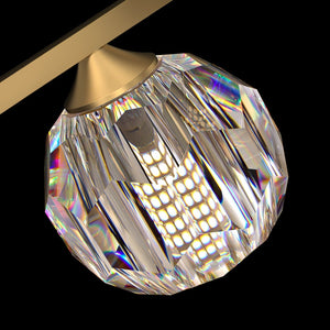 Crystal Glass Ball Chandelier