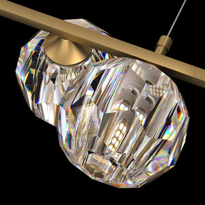 Crystal Glass Ball Chandelier