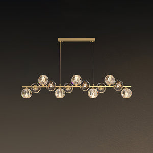 Crystal Glass Ball Chandelier