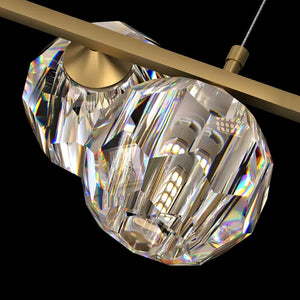Crystal Glass Ball Chandelier