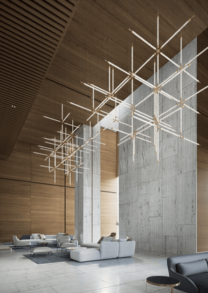 Crystal Grid Customize Chandelier