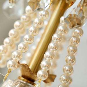 Crystal Pearl Chandelier