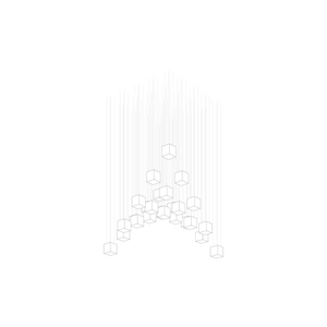 Crystal Pixels Customize Chandelier