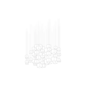 Crystal Pixels Customize Chandelier