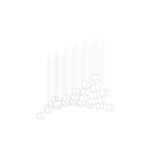 Crystal Pixels Customize Chandelier