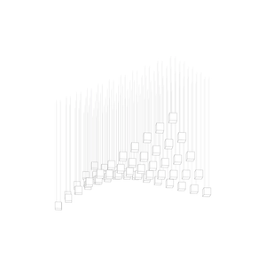 Crystal Pixels Customize Chandelier
