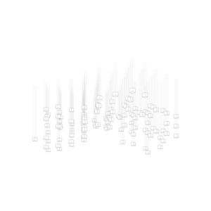 Crystal Pixels Customize Chandelier