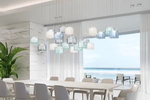 Crystal Pixels Customize Chandelier