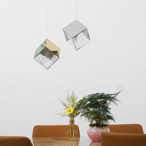 Cubic Luster Cascade Chandelier