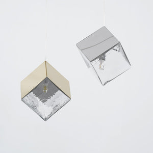 Cubic Luster Cascade Chandelier