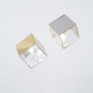 Cubic Luster Cascade Chandelier