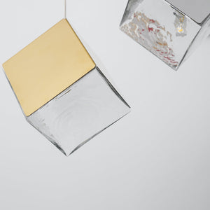 Cubic Luster Cascade Chandelier