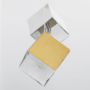 Cubic Luster Cascade Chandelier