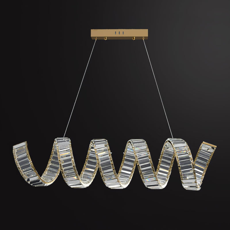 Curved LED Chandelier – detail 11