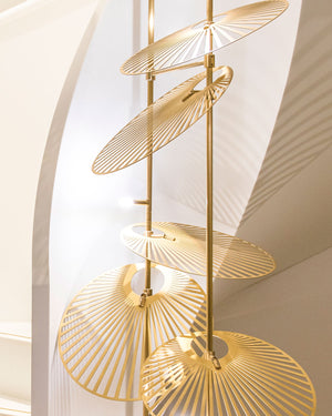Cattail Leaf Chandelier