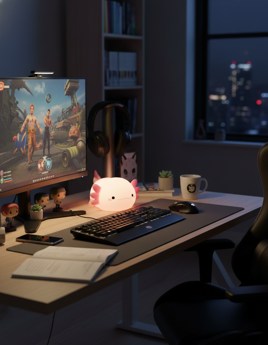 Cute Newt Small Night Light