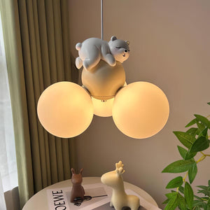 Cute Animal Pendant Lamp 16.5″- 12.5″