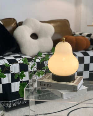 Cute Pear Table Lamp (built-in battery) 6.6″- 8.6″ - Docos