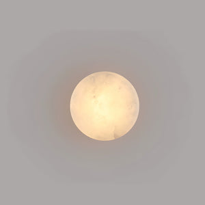 Cylindrical Alabaster Wall Light