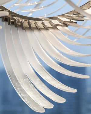 The Bird Feather Wings LED Chandelier | Custom Size & Made-to-Order Lighting for Luxury Homes & Commercial Spaces