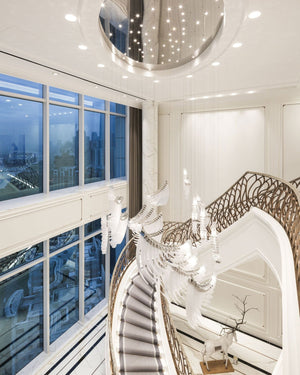 The Bird Feather Wings LED Chandelier | Custom Size & Made-to-Order Lighting for Luxury Homes & Commercial Spaces