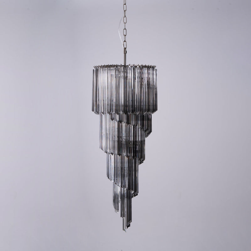 Lucente Noir Spiral Chandelier – detail 12