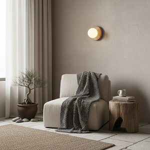 Dahlia Round Wall Lamp