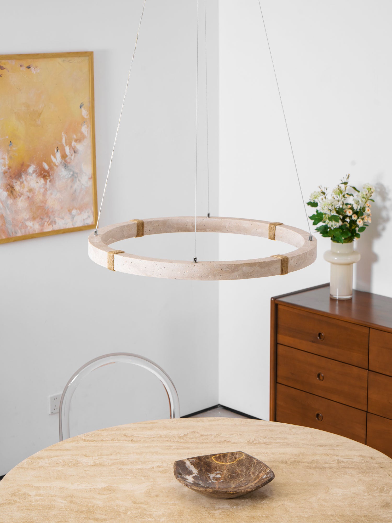 Dainolite Circle Chandelier