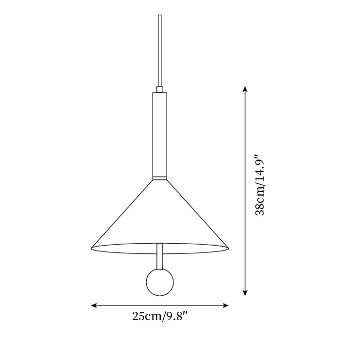 Dante Cone Pendant Lamp