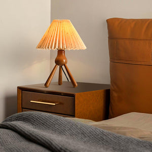 Daro Pleated Table Lamp 9.8″- 12.5″