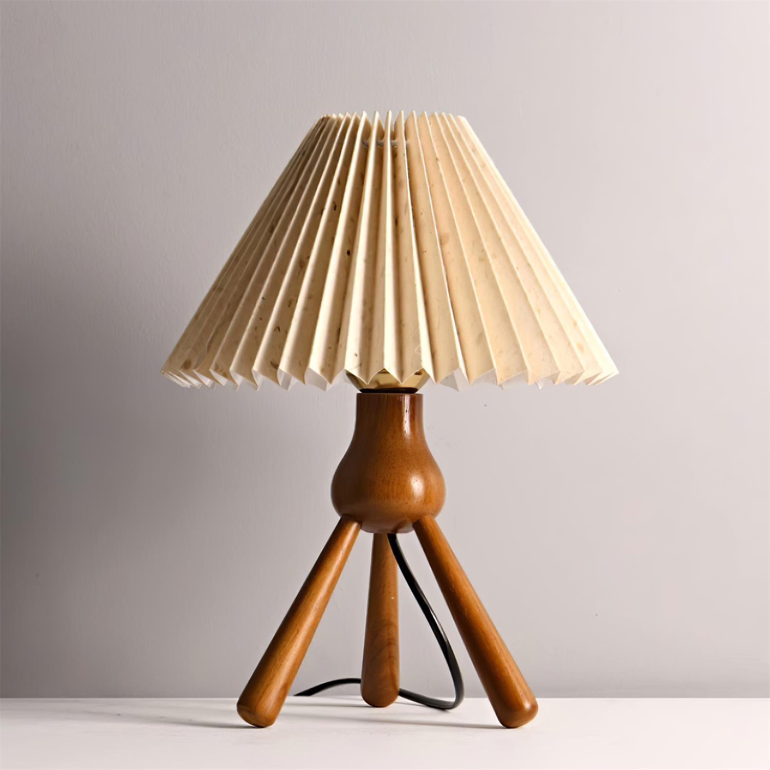 Daro Pleated Table Lamp 9.8″- 12.5″