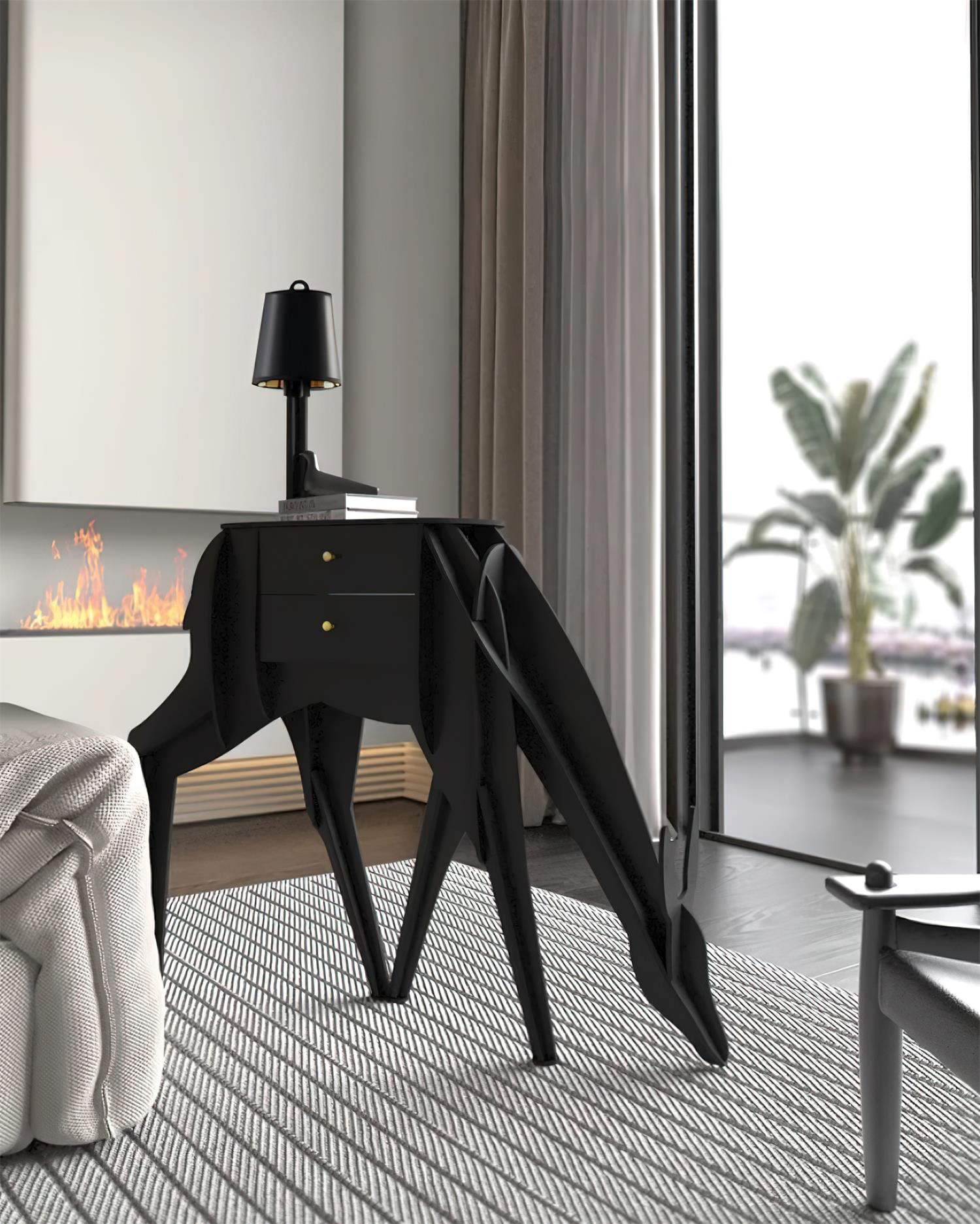 Deer Art Floor Lamp