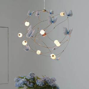 Flutter Orbit Butterfly Chandelier