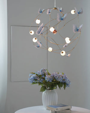 Flutter Orbit Butterfly Chandelier