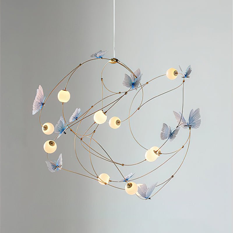 Flutter Orbit Butterfly Chandelier – detail 15