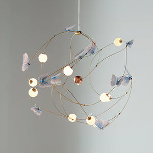 Flutter Orbit Butterfly Chandelier