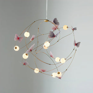 Flutter Orbit Butterfly Chandelier