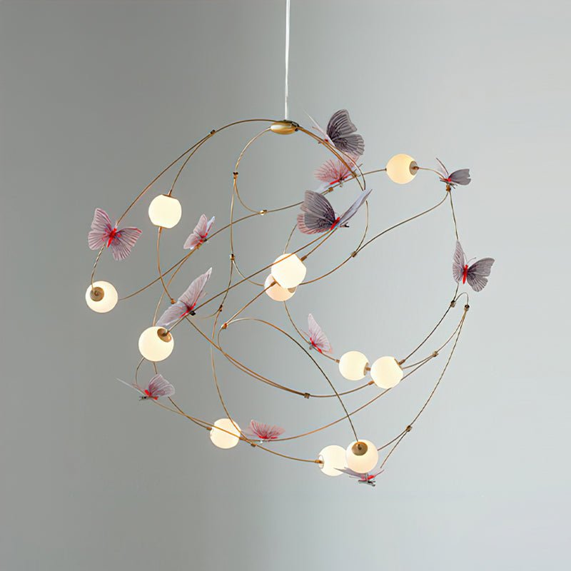 Flutter Orbit Butterfly Chandelier – detail 17
