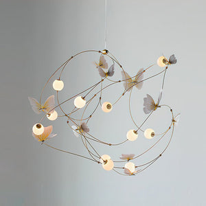 Flutter Orbit Butterfly Chandelier