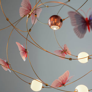 Flutter Orbit Butterfly Chandelier