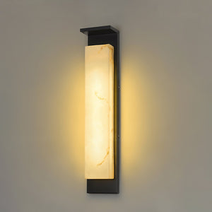 Delaney Alabaster Outdoor Wall Light