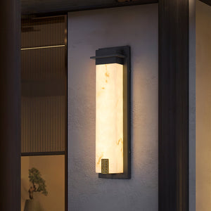 Delaney Alabaster Outdoor Wall Light