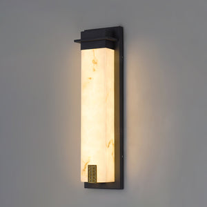 Delaney Alabaster Outdoor Wall Light