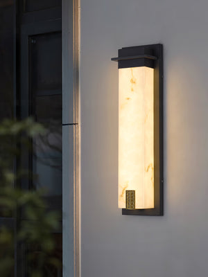 Delaney Alabaster Outdoor Wall Light