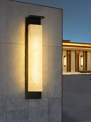 Delaney Alabaster Outdoor Wall Light