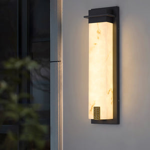 Delaney Alabaster Outdoor Wall Light