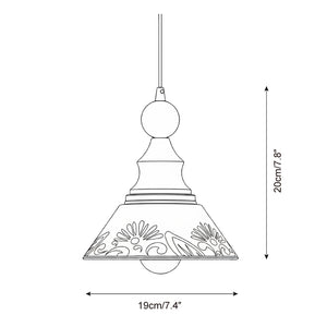 Delft Garden Pendant Lamp