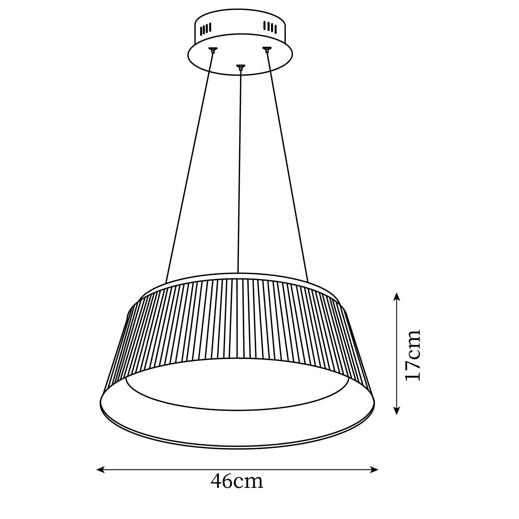 Delta Pendant Lamp 18.1″ - 6.7″ - Docos